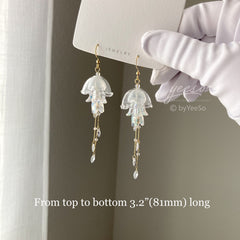 Jellyfish Dangle Earrings - Cute Jellyfish drop Earrings - Unique Earrings - Beach vibes Earrings